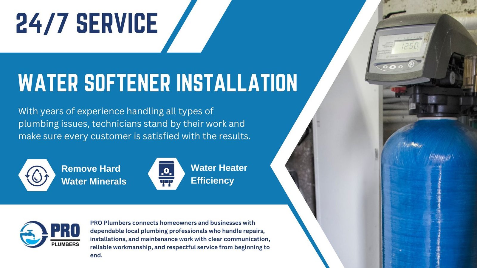 water softener installation in san leandro